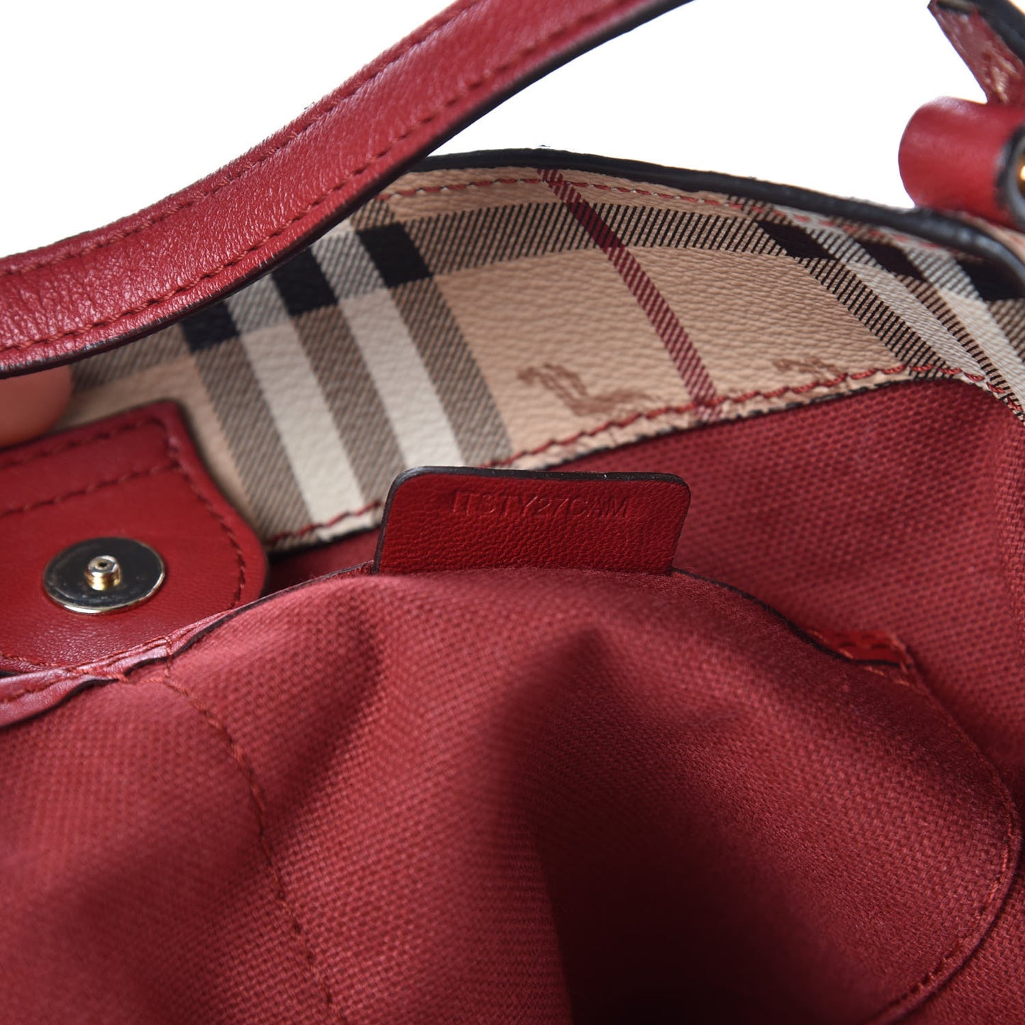 Haymarket Check Small Canterbury Tote Red