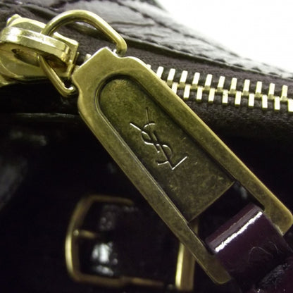 Saint Laurent Patent Downtown Tote Purple 11 of 11