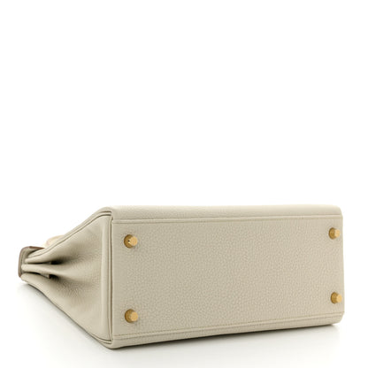 Hermes Togo Kelly Retourne 28 Beton 4 of 11