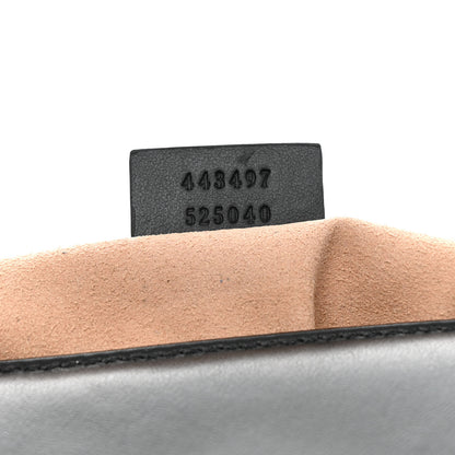 Gucci Calfskin Matelasse Small GG Marmont Shoulder Bag Black 7 of 10