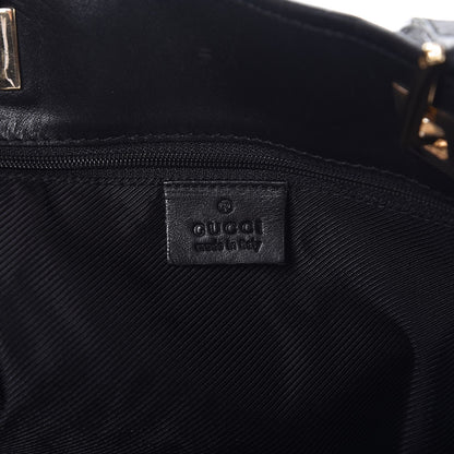 Gucci Monogram Canvas Medium Tote Black 6 of 10