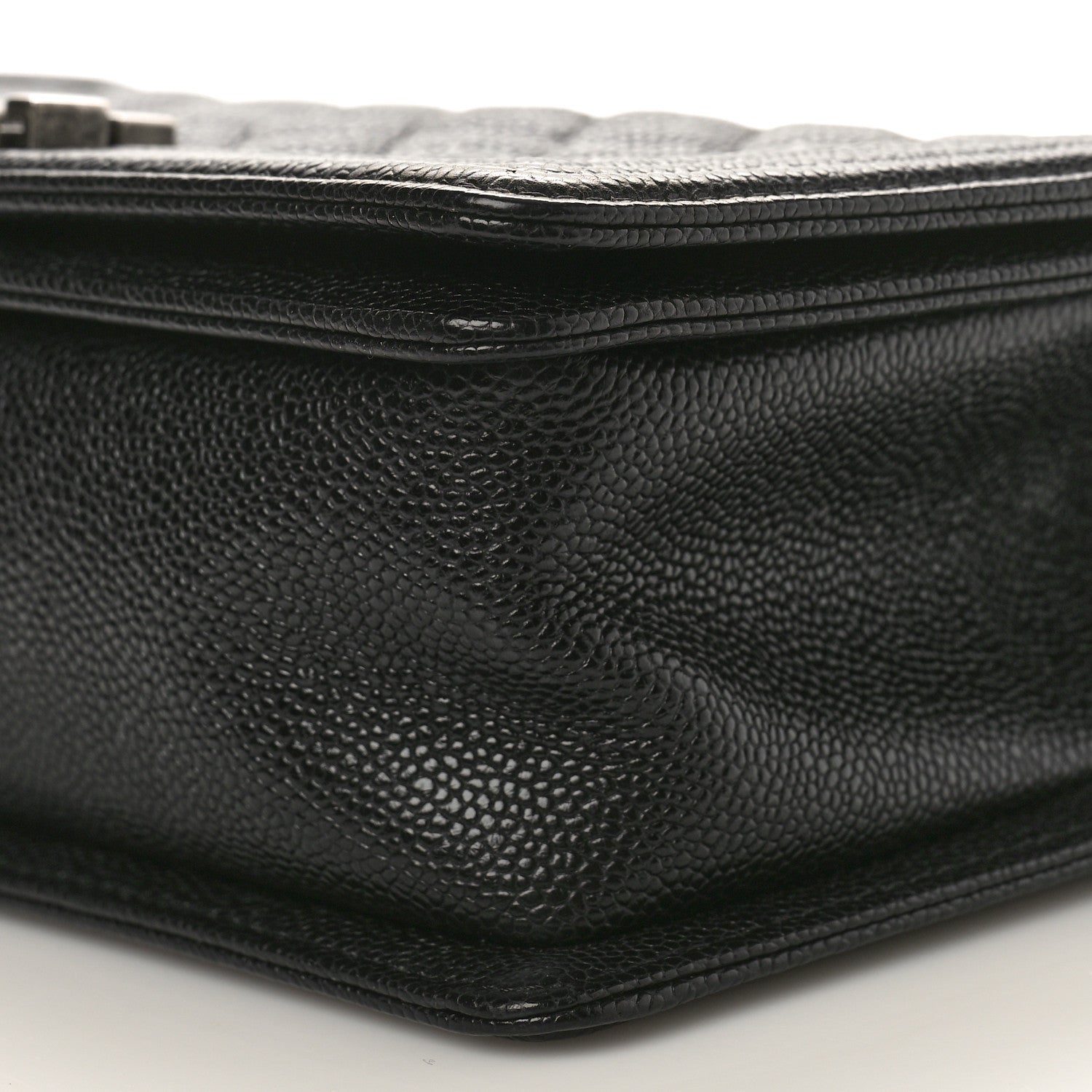Chanel Caviar Quilted Medium Boy Flap Black 10 of 11