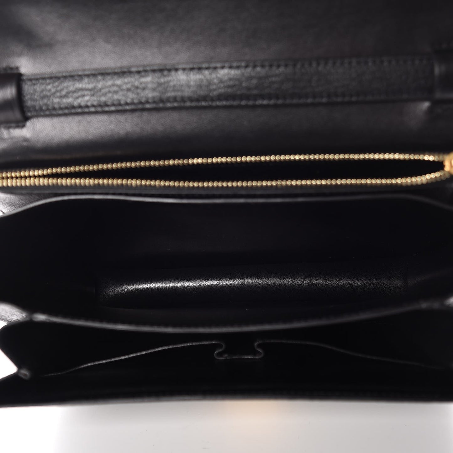 Goatskin Medium Classic Box Flap Bag Black
