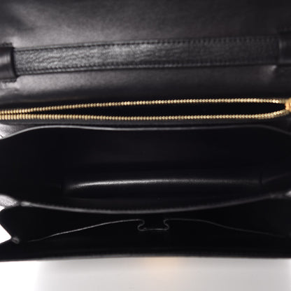 Celine Goatskin Medium Classic Box Flap Bag Black 5 of 7