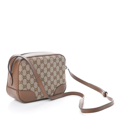 Gucci Monogram Mini Bree Messenger Bag Beige Tabacco 3 of 9