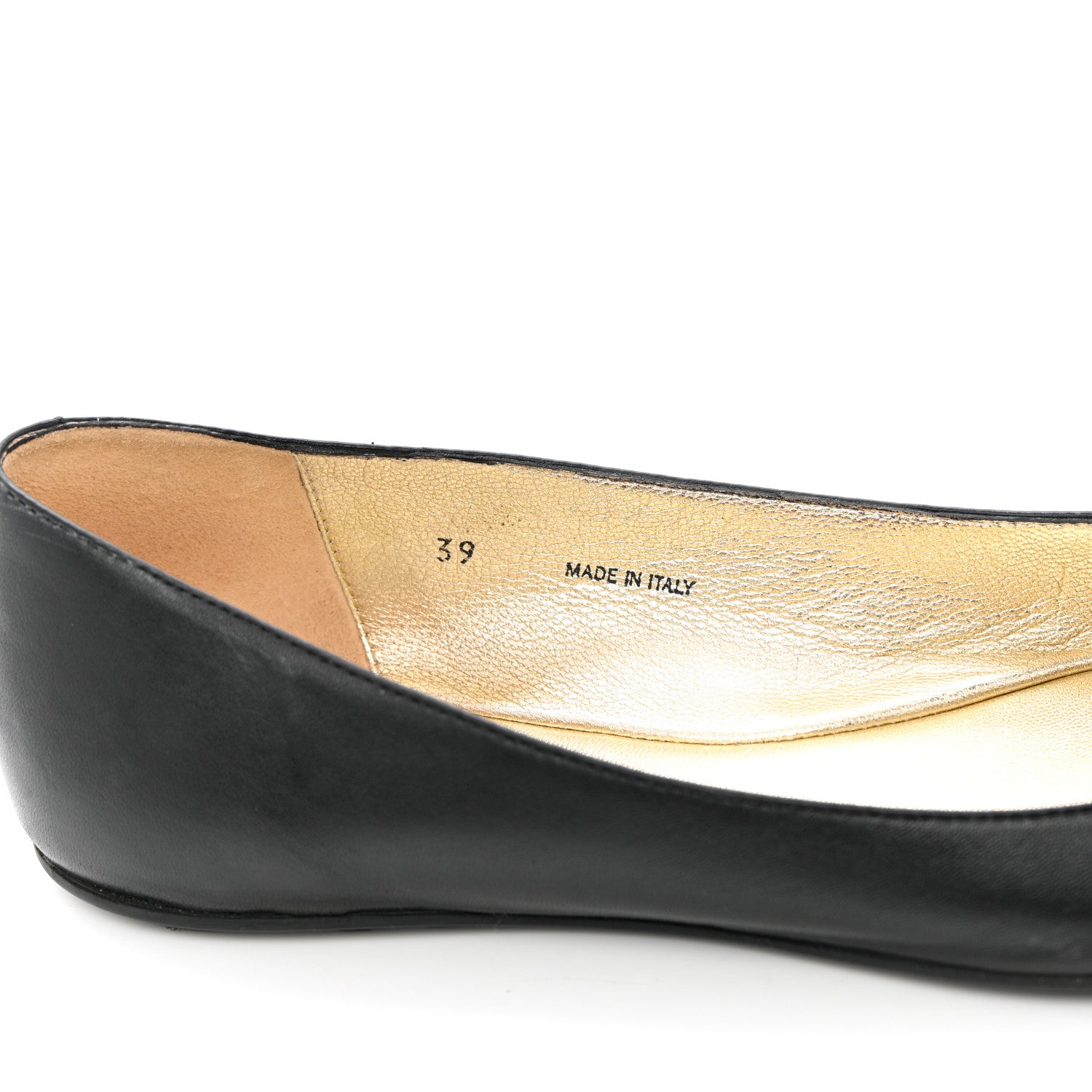 Jimmy Choo Suede Crystal Weber Flats 39 Black 7 of 16