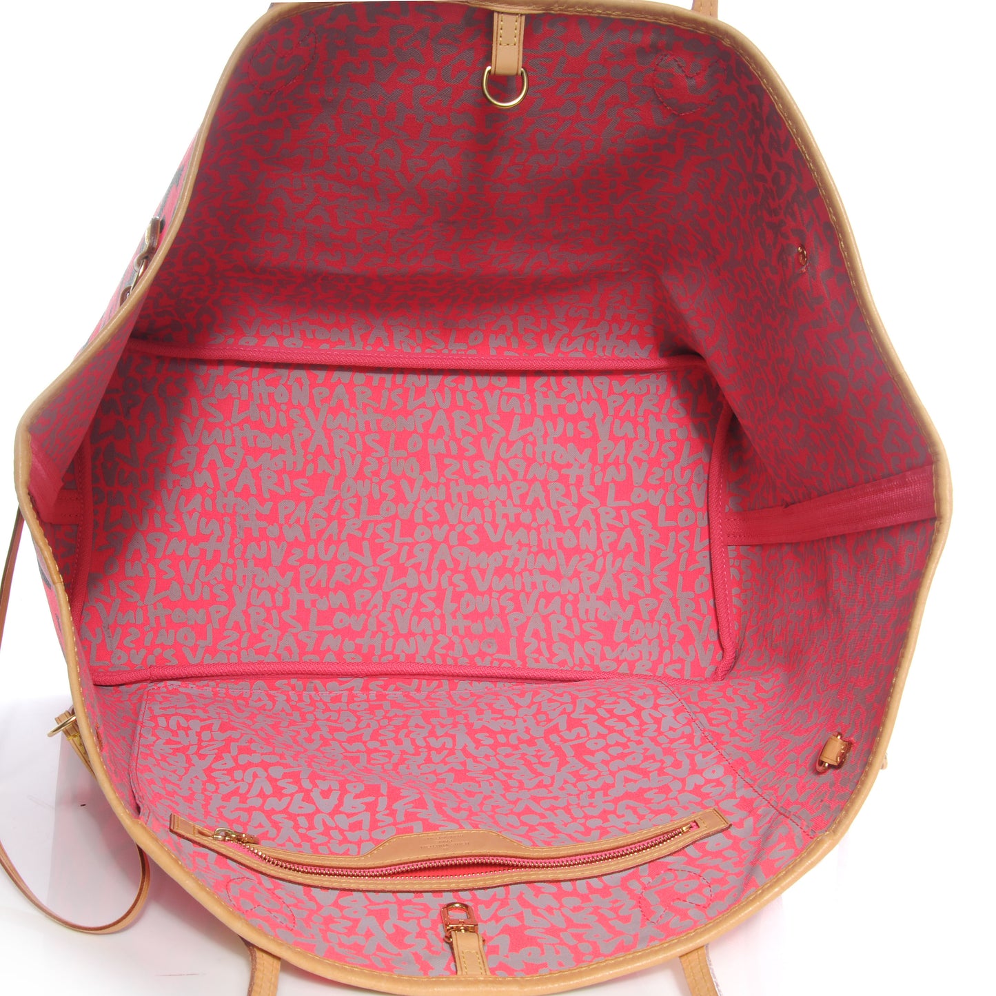 Monogram Graffiti Neverfull GM Fuchsia