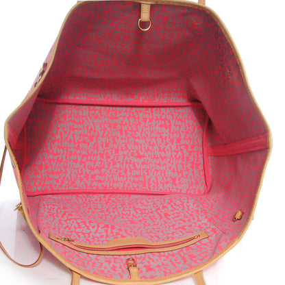 Louis Vuitton Monogram Graffiti Neverfull GM Fuchsia 5 of 8