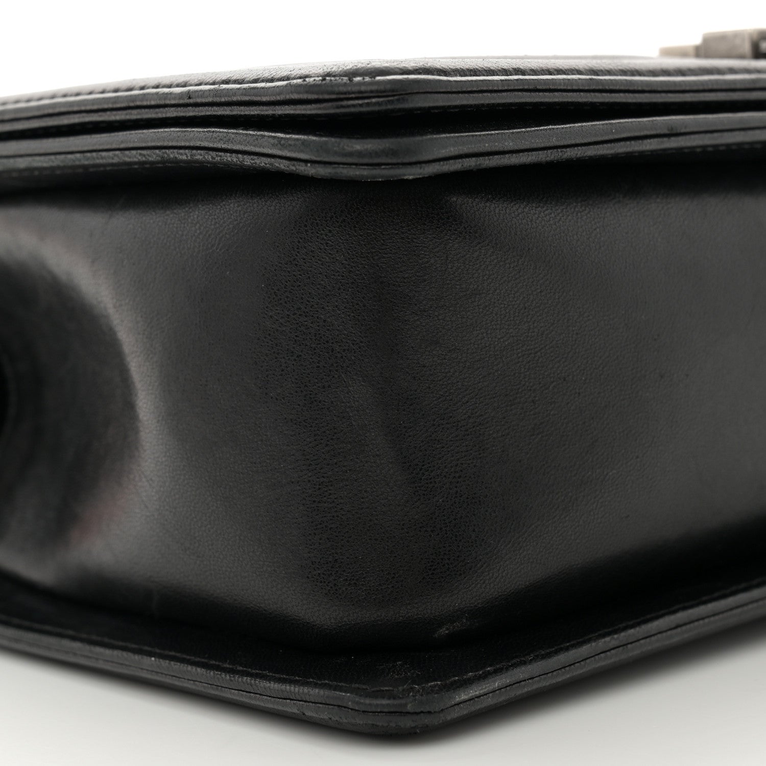 Chanel Lambskin Quilted Medium Boy Flap Black 9 of 14