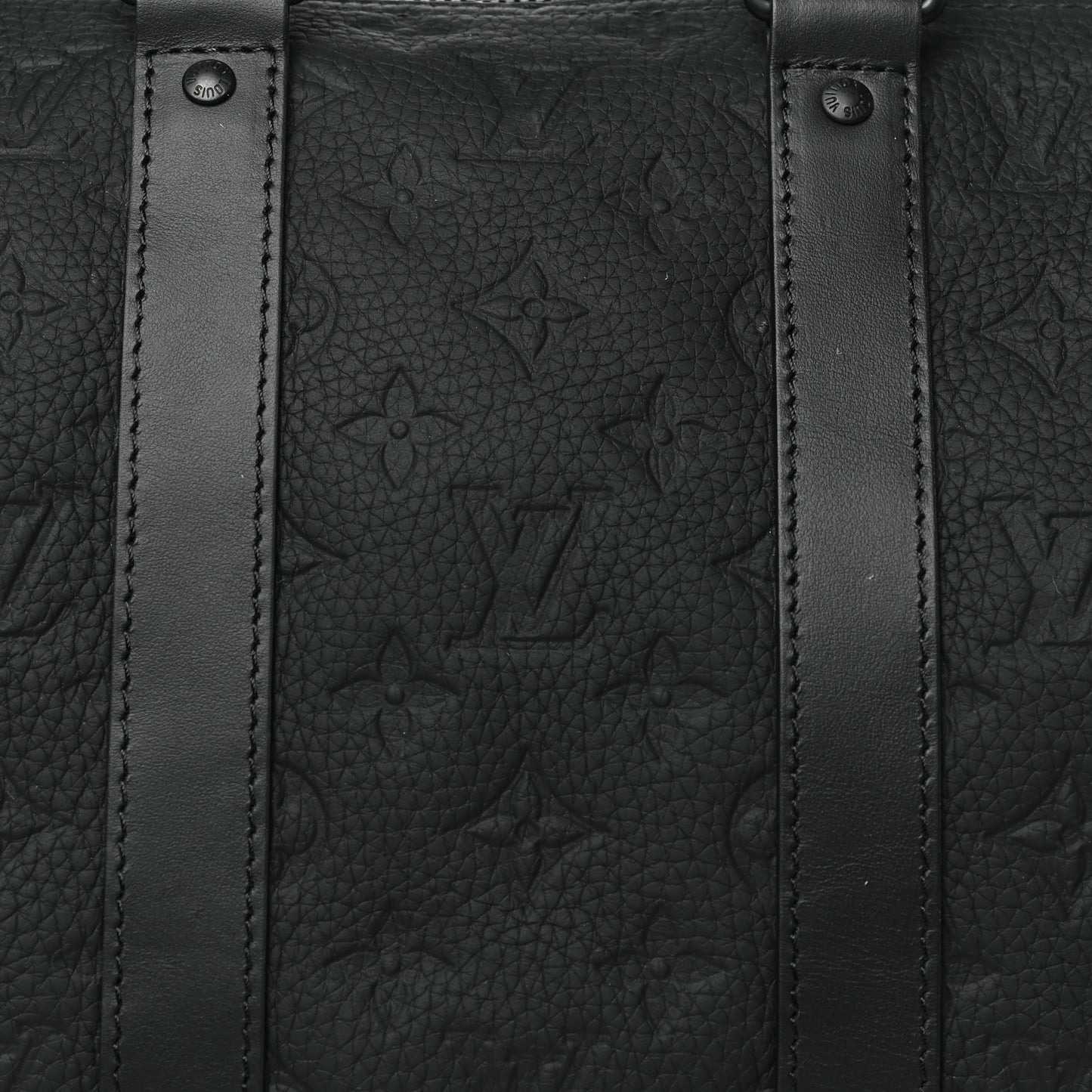 Monogram Taurillon Keepall Bandouliere 35 Black
