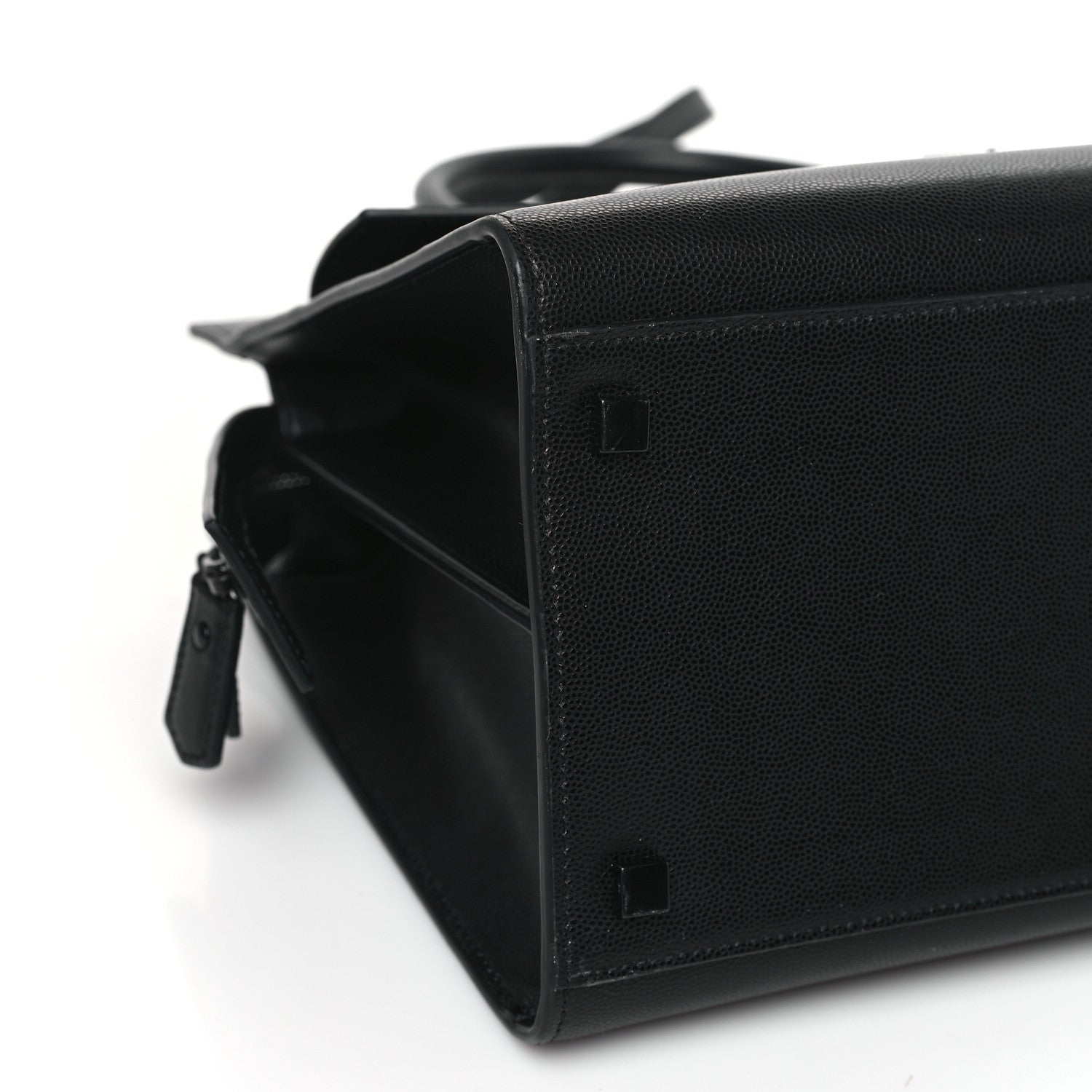 Saint Laurent Grain De Poudre Medium Uptown Tote Black 7 of 9
