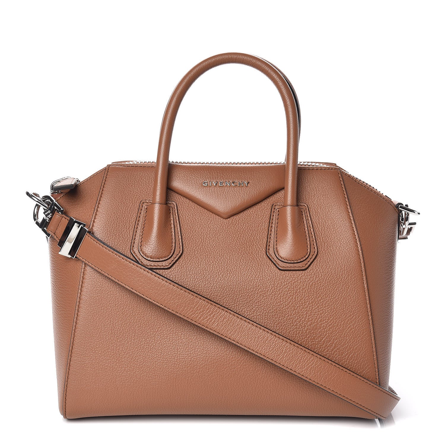 Givenchy Sugar Goatskin Small Antigona Pony Brown 1 of 9