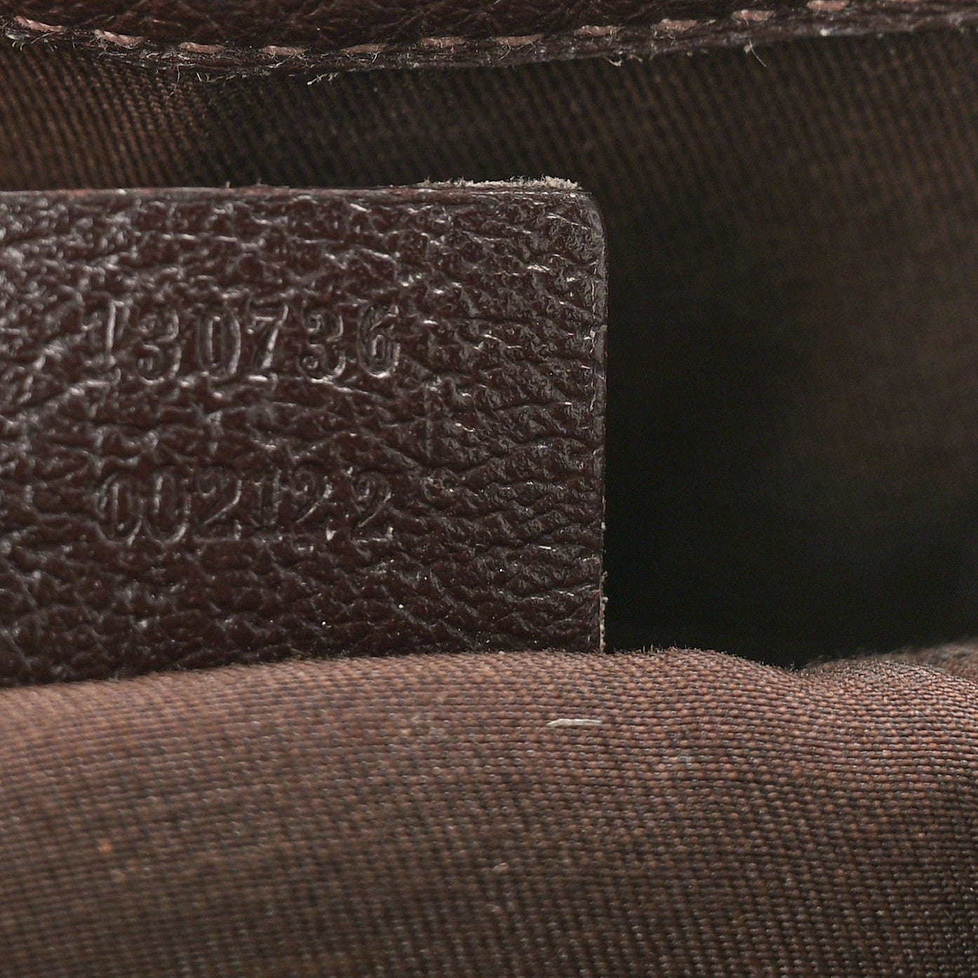 Monogram Medium Abbey Shoulder Bag Dark Brown