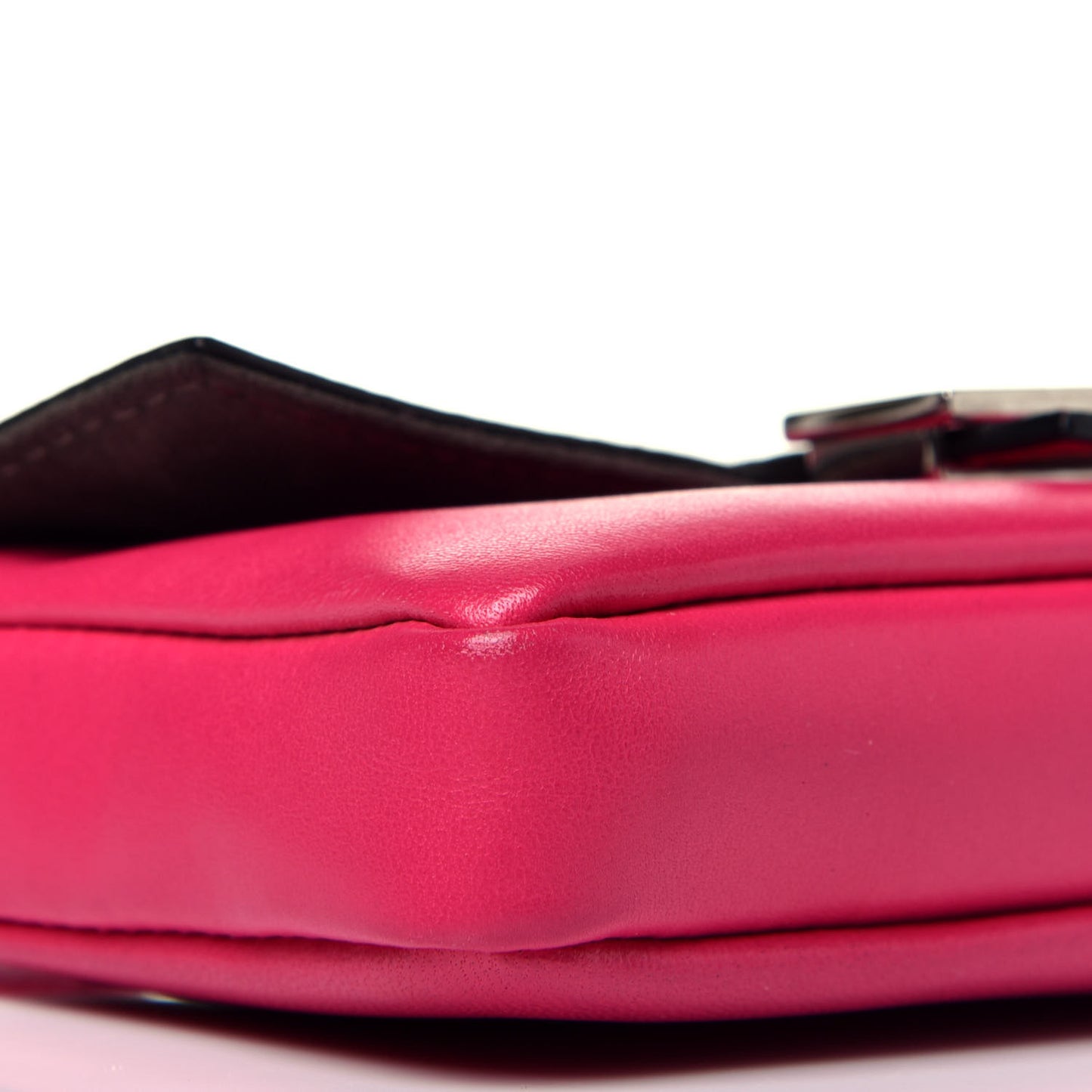 Shiny Nappa Micro Baguette Fuchsia