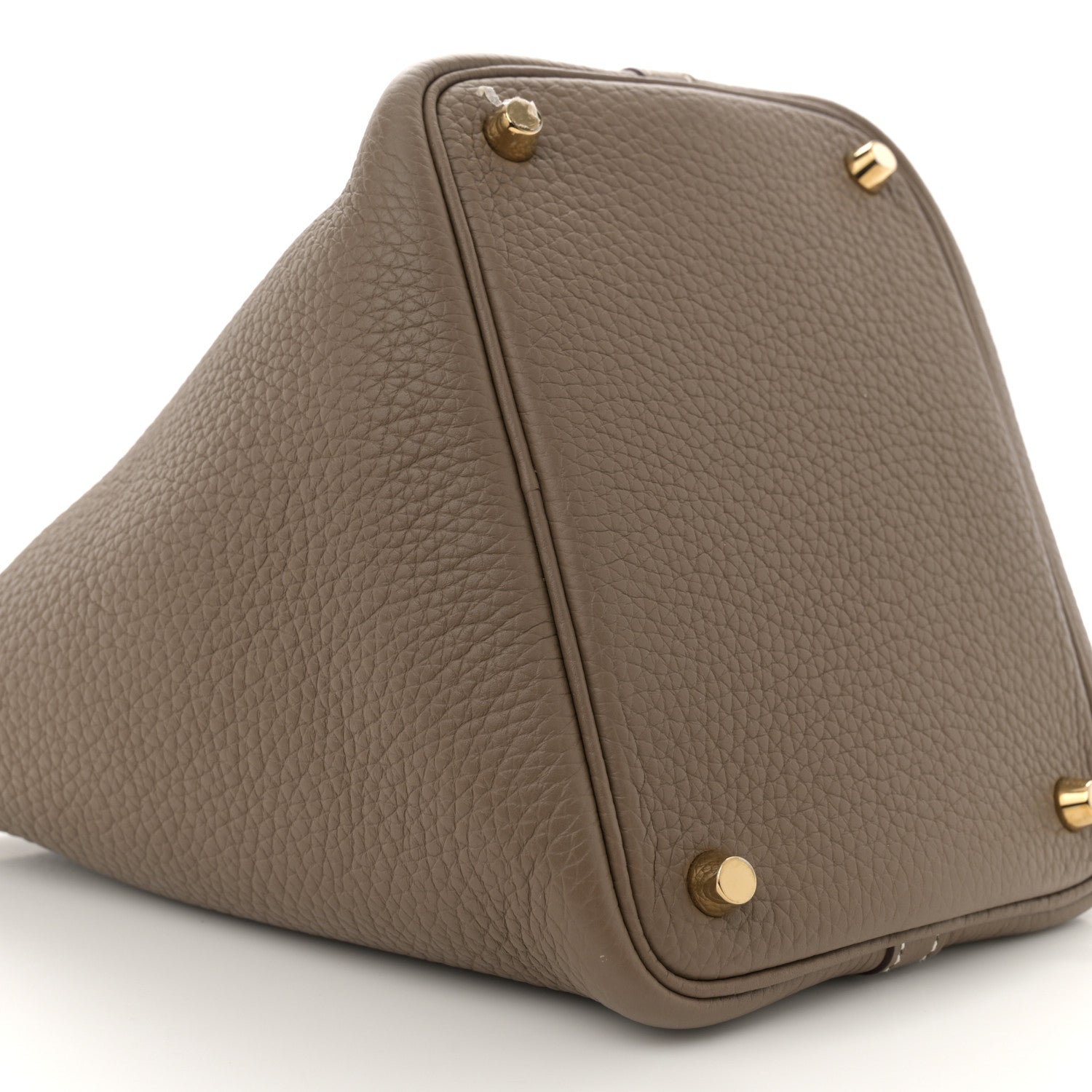 Hermes Taurillon Clemence Picotin Lock 18 PM Etoupe 9 of 11
