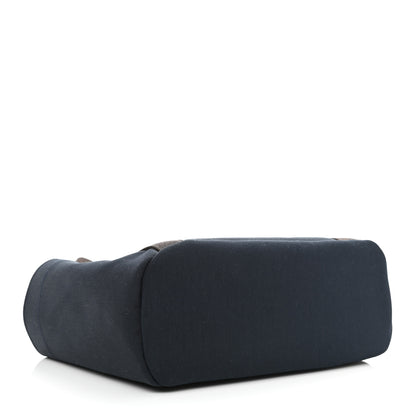 Hermes Canvas The Grooming Bag Bleu Navy Feu 5 of 13