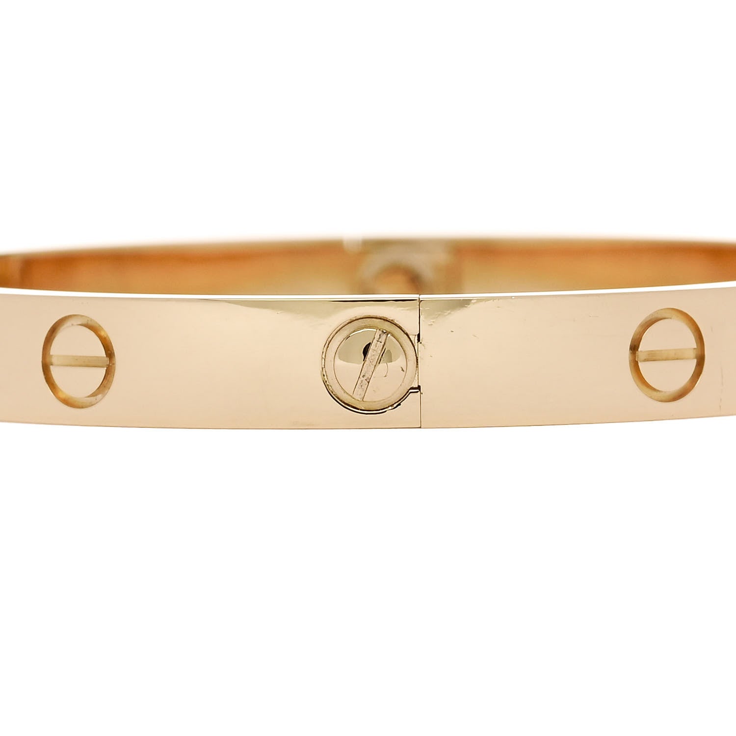 Cartier 18K Yellow Gold LOVE Bracelet 17 5 of 9