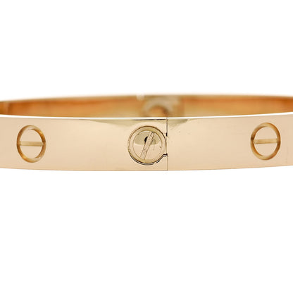 Cartier 18K Yellow Gold LOVE Bracelet 17 5 of 9