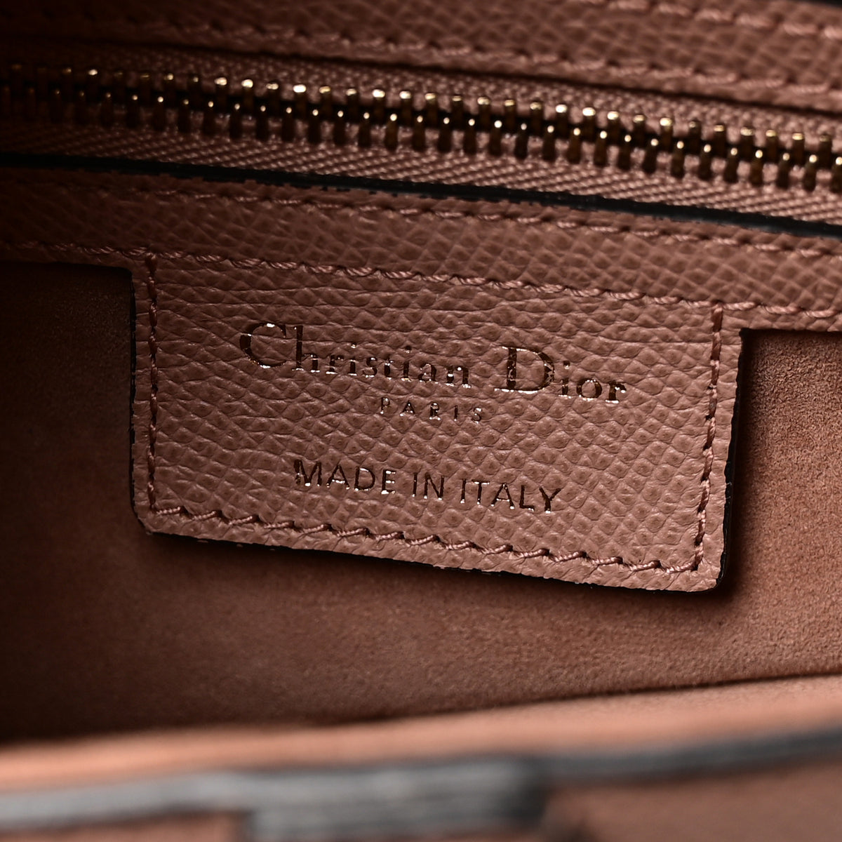 Christian Dior Grained Calfskin Saddle Bag Fard 6 of 10