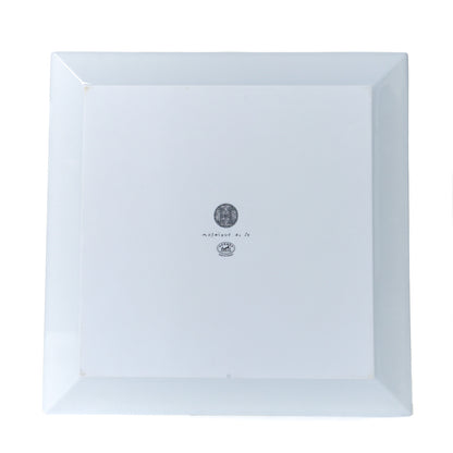 Hermes Porcelain Mosaique au 24 Platine Square Plate 2 of 3