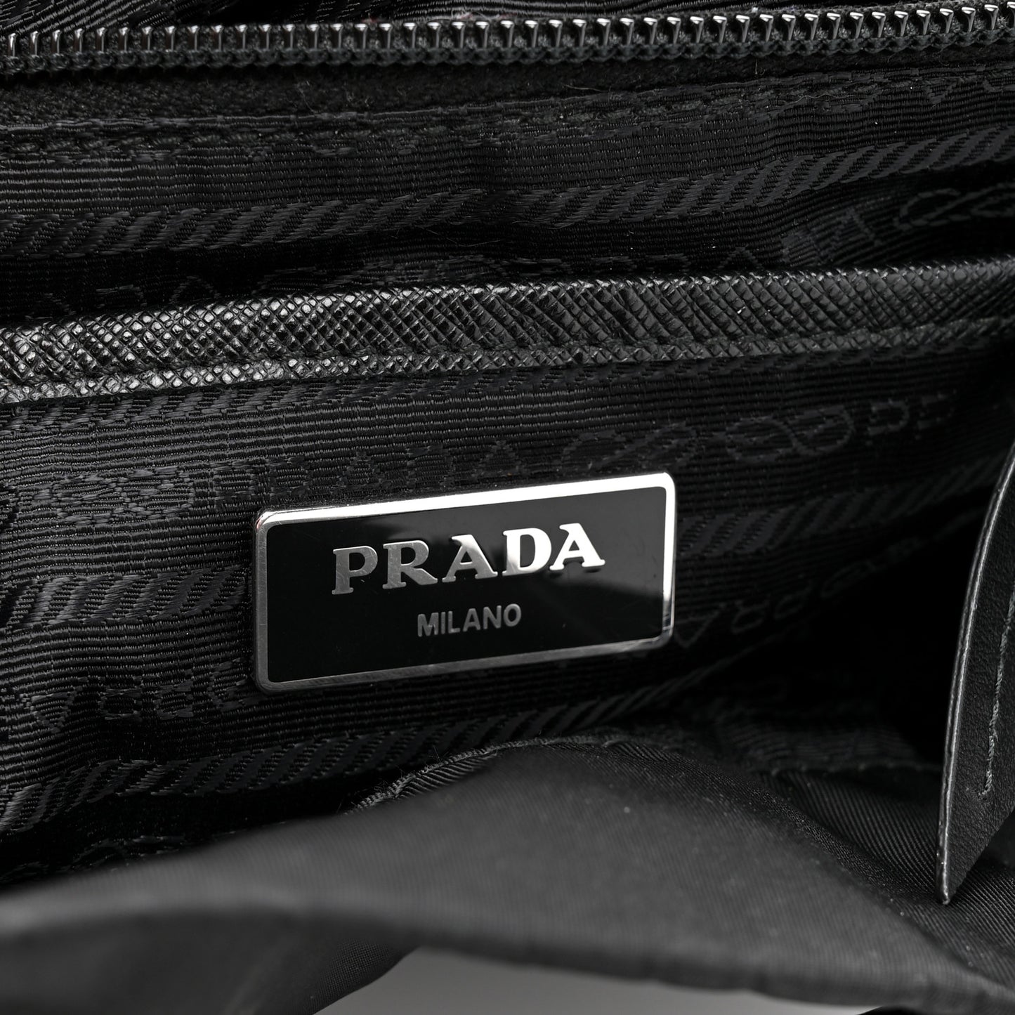 Nylon New Vela Studded Backpack Black Fuoco