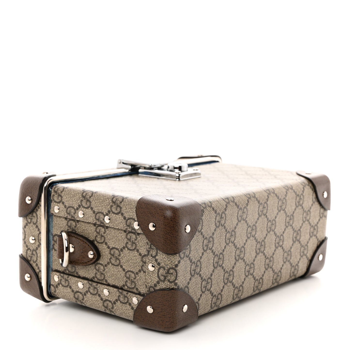 GG Supreme Monogram Globe-Trotter Beauty Case Brown