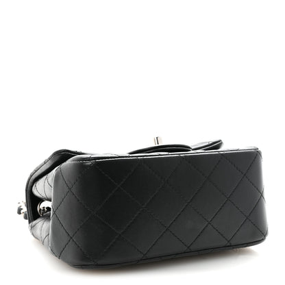 Chanel Lambskin Quilted Mini Square Flap Black 4 of 11
