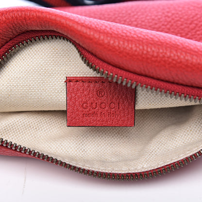 Gucci Grained Calfskin Small Logo Belt Bag Hibiscus Red 6 of 10