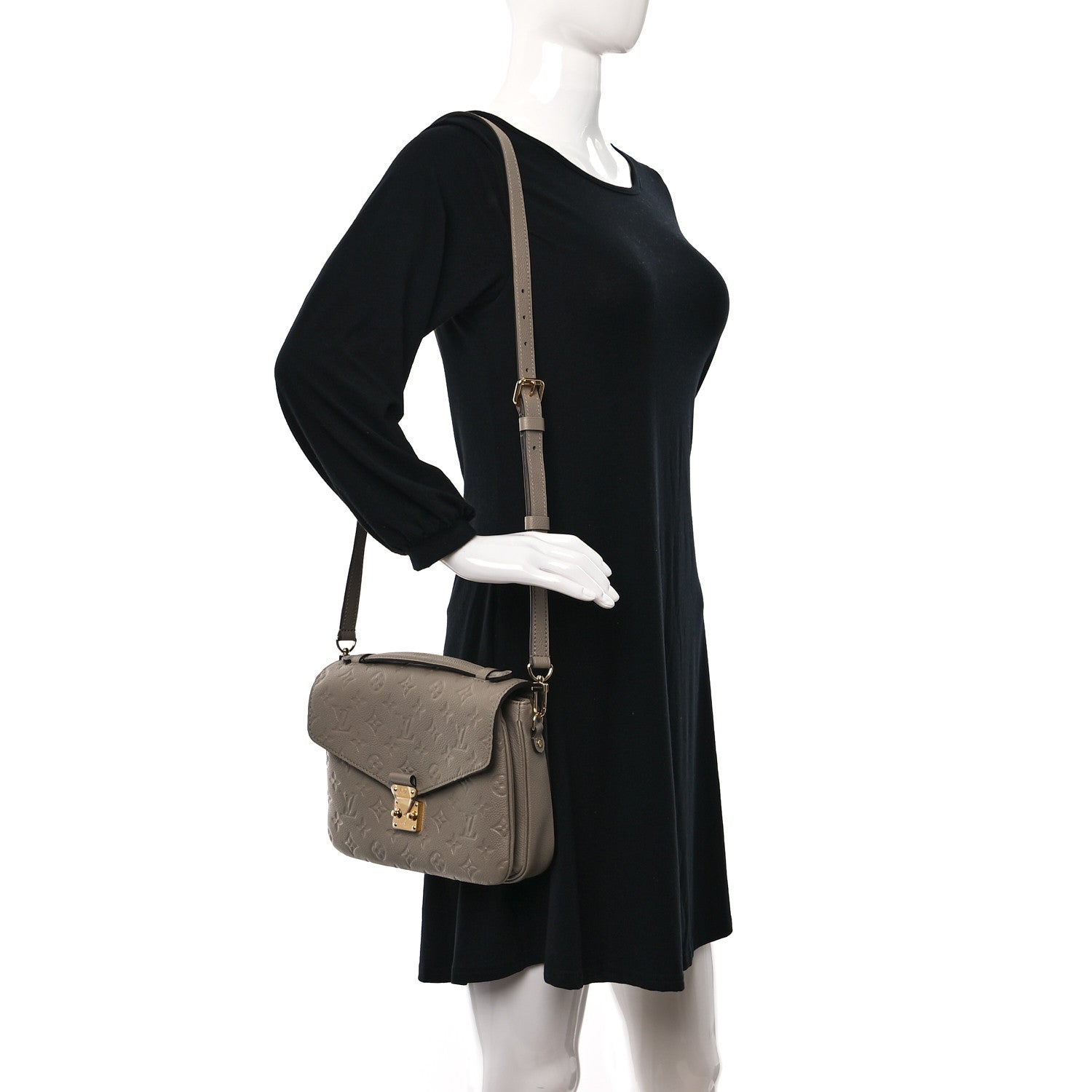 Louis Vuitton Empreinte Pochette Metis Tourterelle 2 of 11