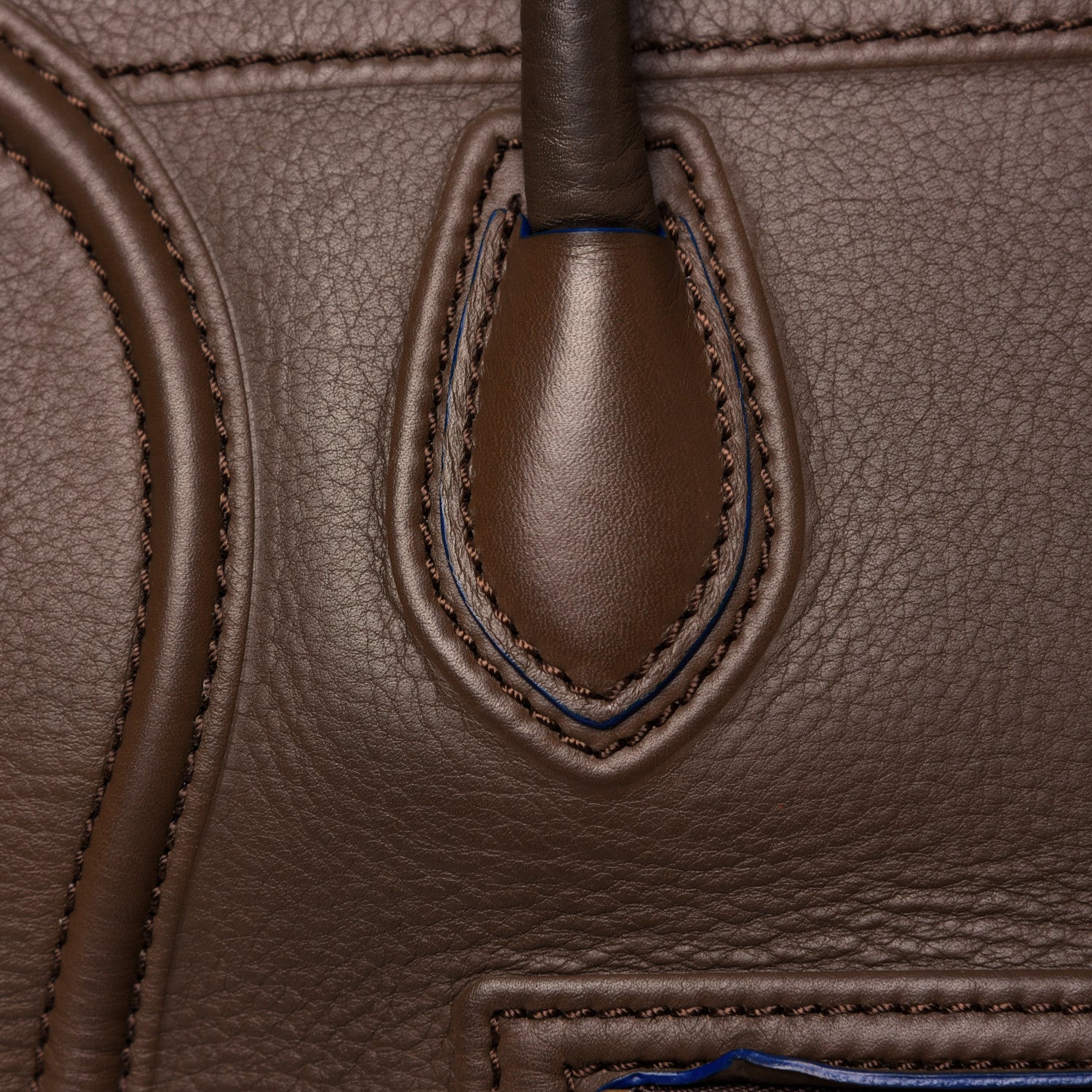 Celine Baby Grained Calfskin Medium Phantom Luggage Khaki 18 of 18