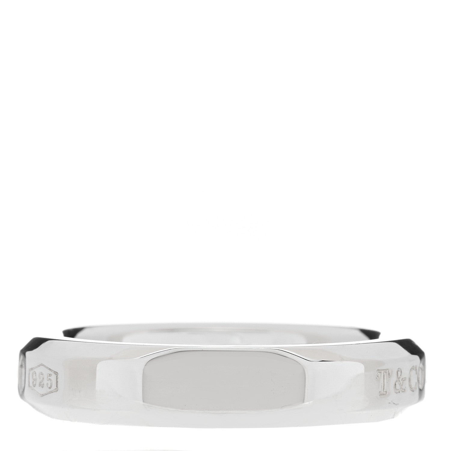 Tiffany Sterling Silver Makers Narrow Slice Ring 50 5.5 1 of 5