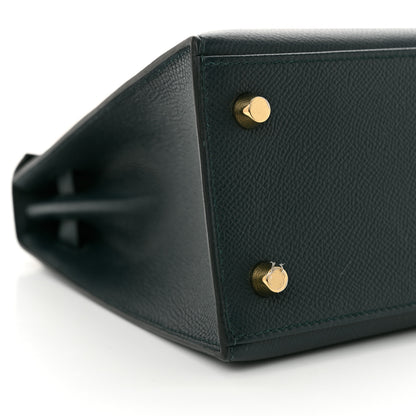 Hermes Epsom Kelly Sellier 25 Vert Cypress 9 of 14