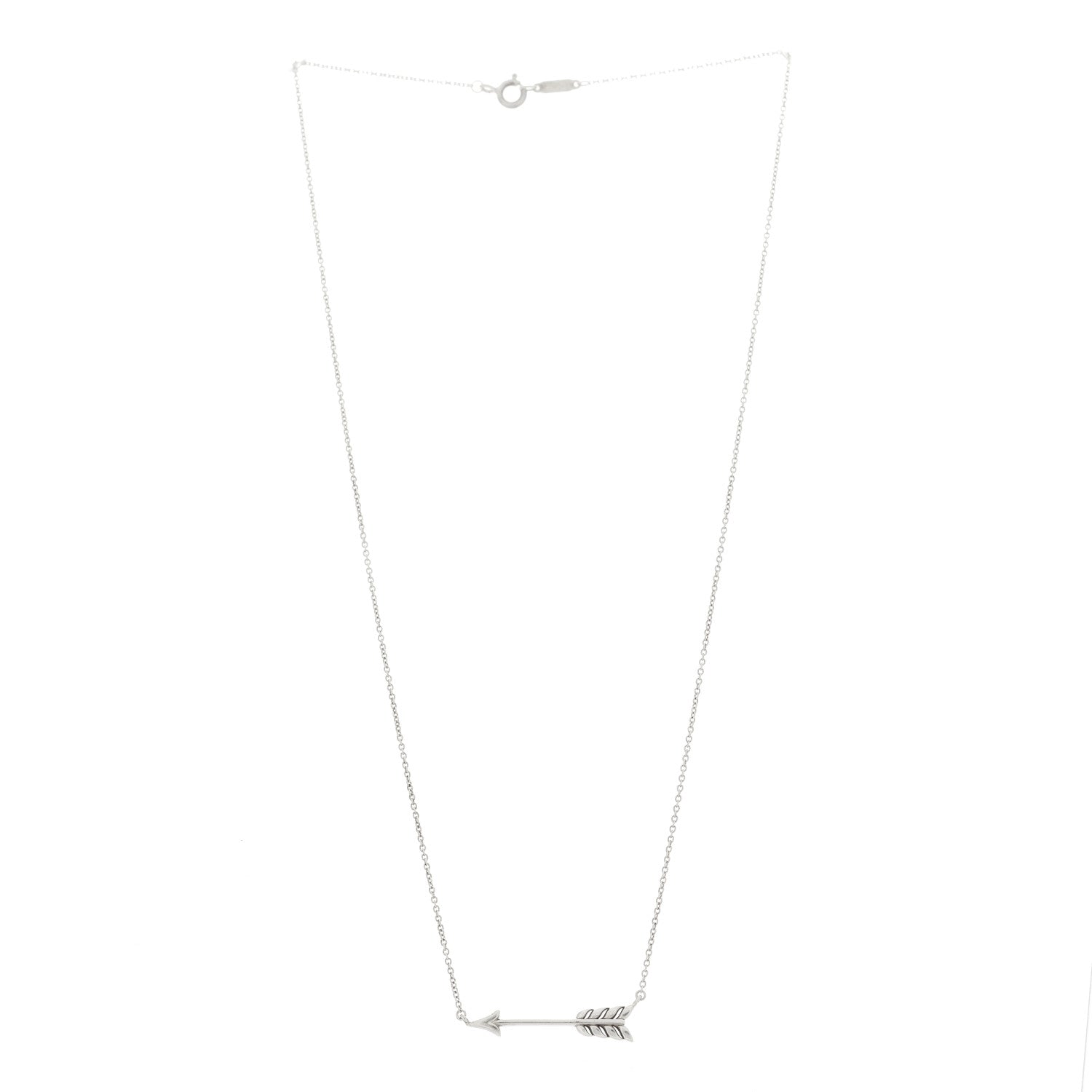 Tiffany Sterling Silver Paloma's Graffiti Arrow Pendant Necklace 3 of 5