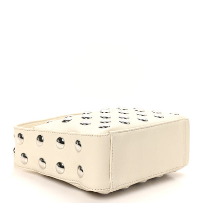 Khaite Pebbled Sport Calfskin Studded Small Elena White 4 of 9