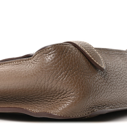 Hermes Taurillon Clemence Steve Messenger 28 Etoupe 9 of 10