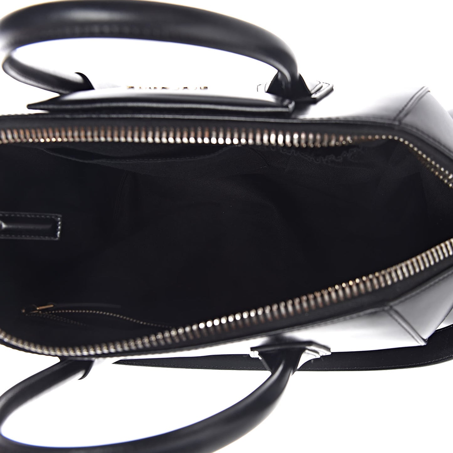 Shiny Lord Calfskin Medium Antigona Black