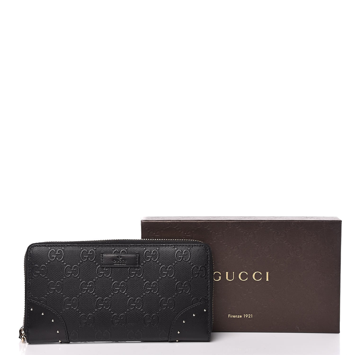 Gucci Bright Diamante GG Monogram Wallet Black 8 of 8