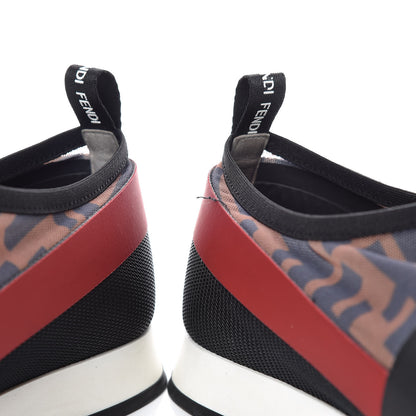 Fendi Technical Mesh FF Sneakers 38 Tobacco Red 10 of 12