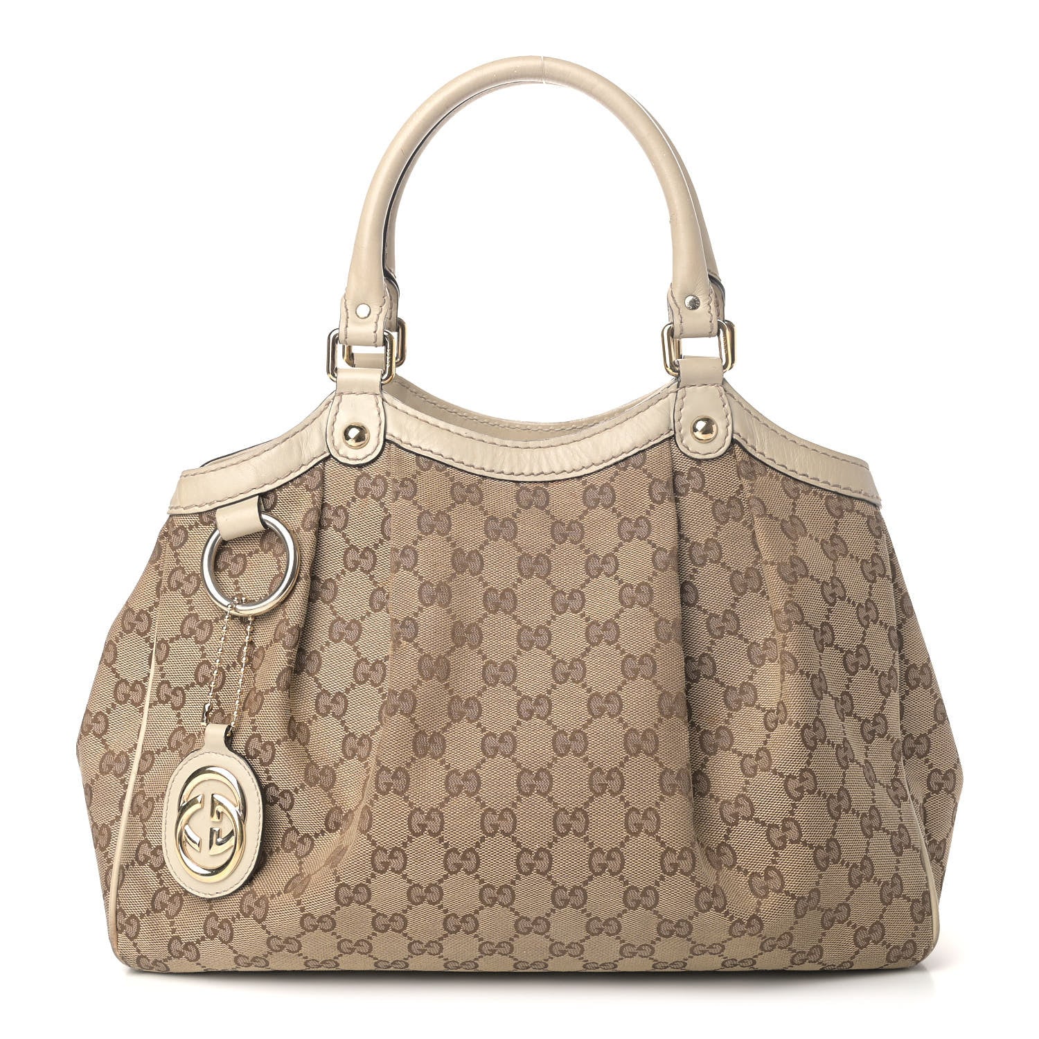 Gucci Monogram Medium Sukey Tote Off White 1 of 10