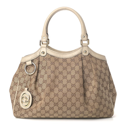 Gucci Monogram Medium Sukey Tote Off White 1 of 10