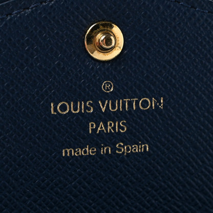 Louis Vuitton Monogram Jacquard Denim Sarah Wallet Bleu 6 of 9