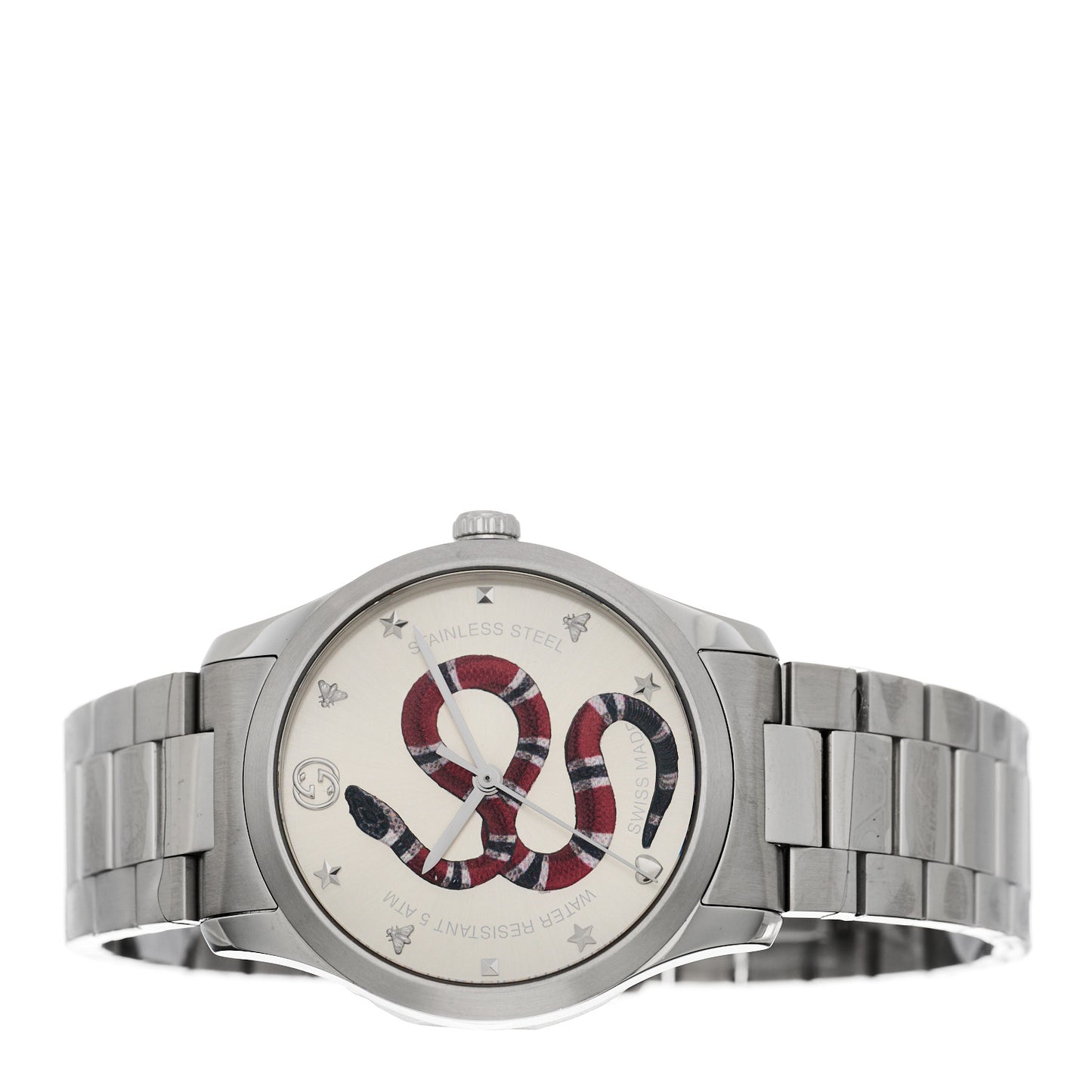 Stainless Steel 38mm G-Timeless Snake Quartz Watch
