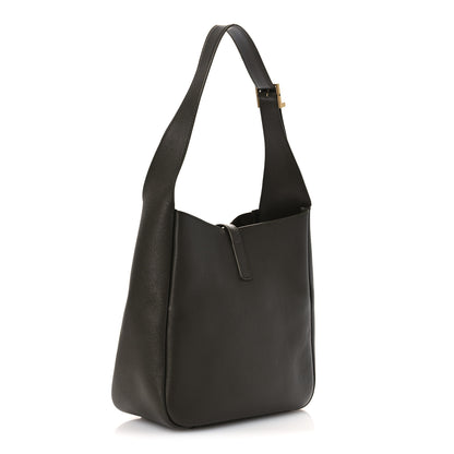 Saint Laurent Smooth Calfskin Small Le 5 A 7 Soft Hobo Light Musk 3 of 10