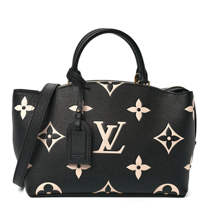 Louis Vuitton LOUIS VUITTON Empreinte Monogram Giant Petit Palais Black Beige 1 of 11