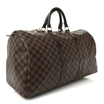 Louis Vuitton Damier Ebene Keepall 50 2 of 9