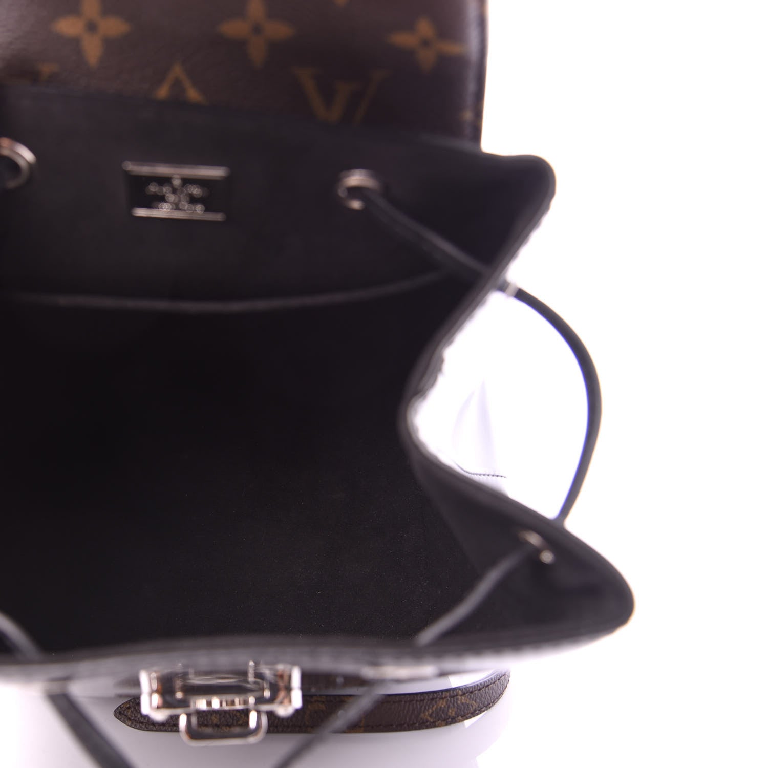 Louis Vuitton Patent Monogram Hot Springs Backpack Black 4 of 9