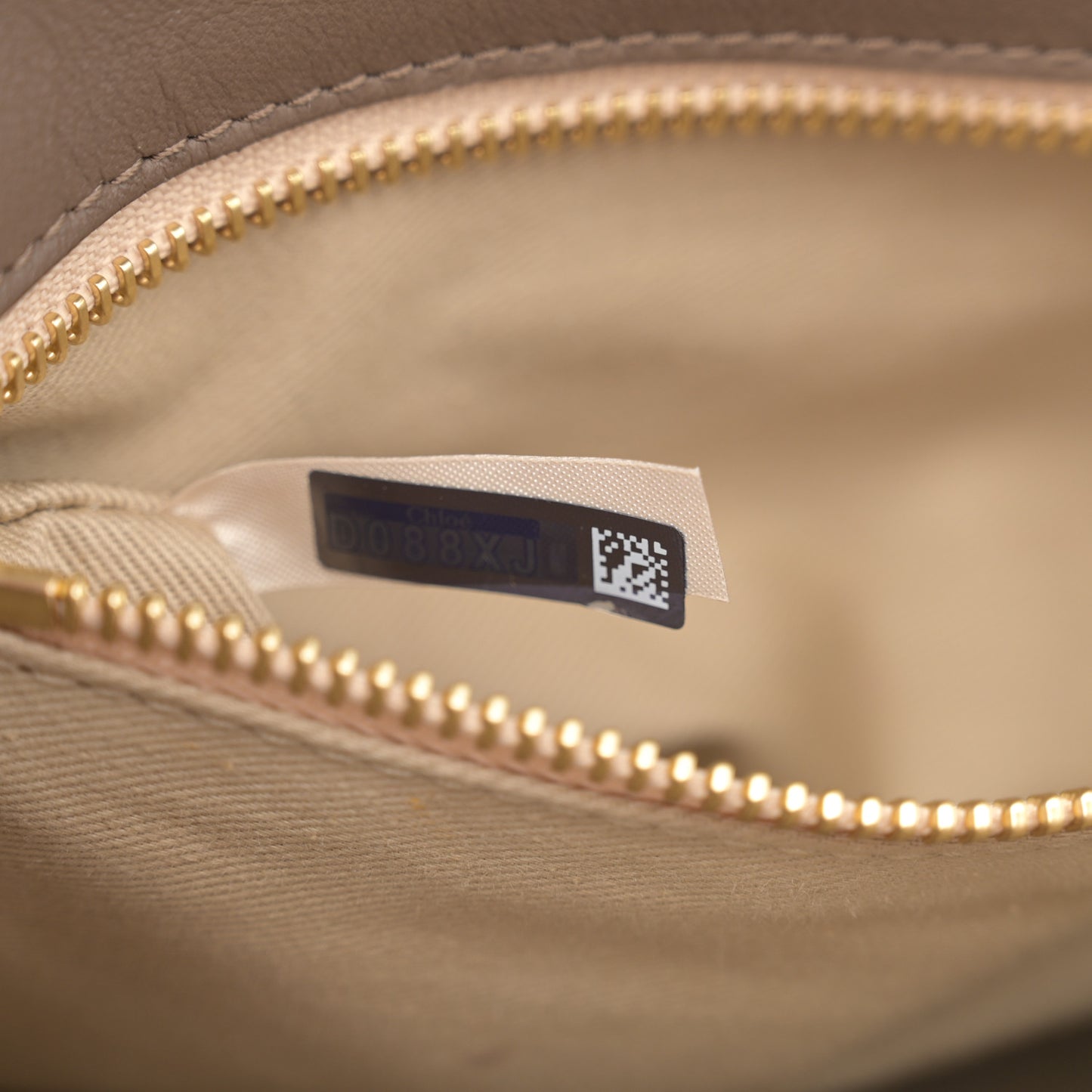 Calfskin Suede Small Tess Day Bag Motty Grey