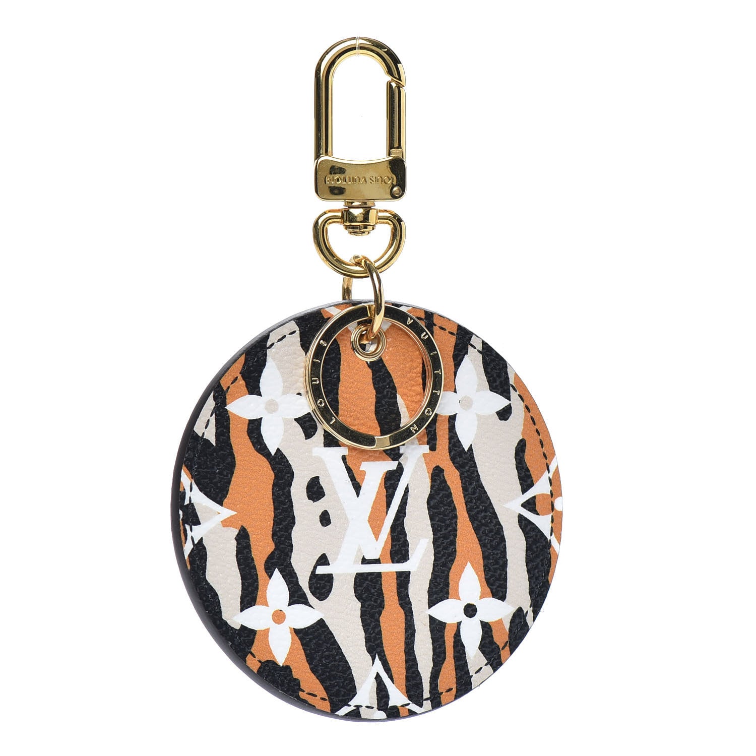 Louis Vuitton Monogram Giant Jungle Bag Charm Key Holder Ivory 1 of 3