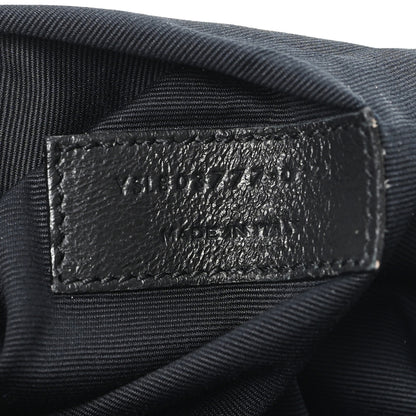 Saint Laurent Grained Lambskin Monogram Large Niki Chain Satchel Black 7 of 10
