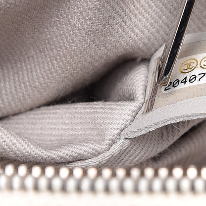 Chanel Caviar Quilted Medium Easy Flap Dark White 7 of 18
